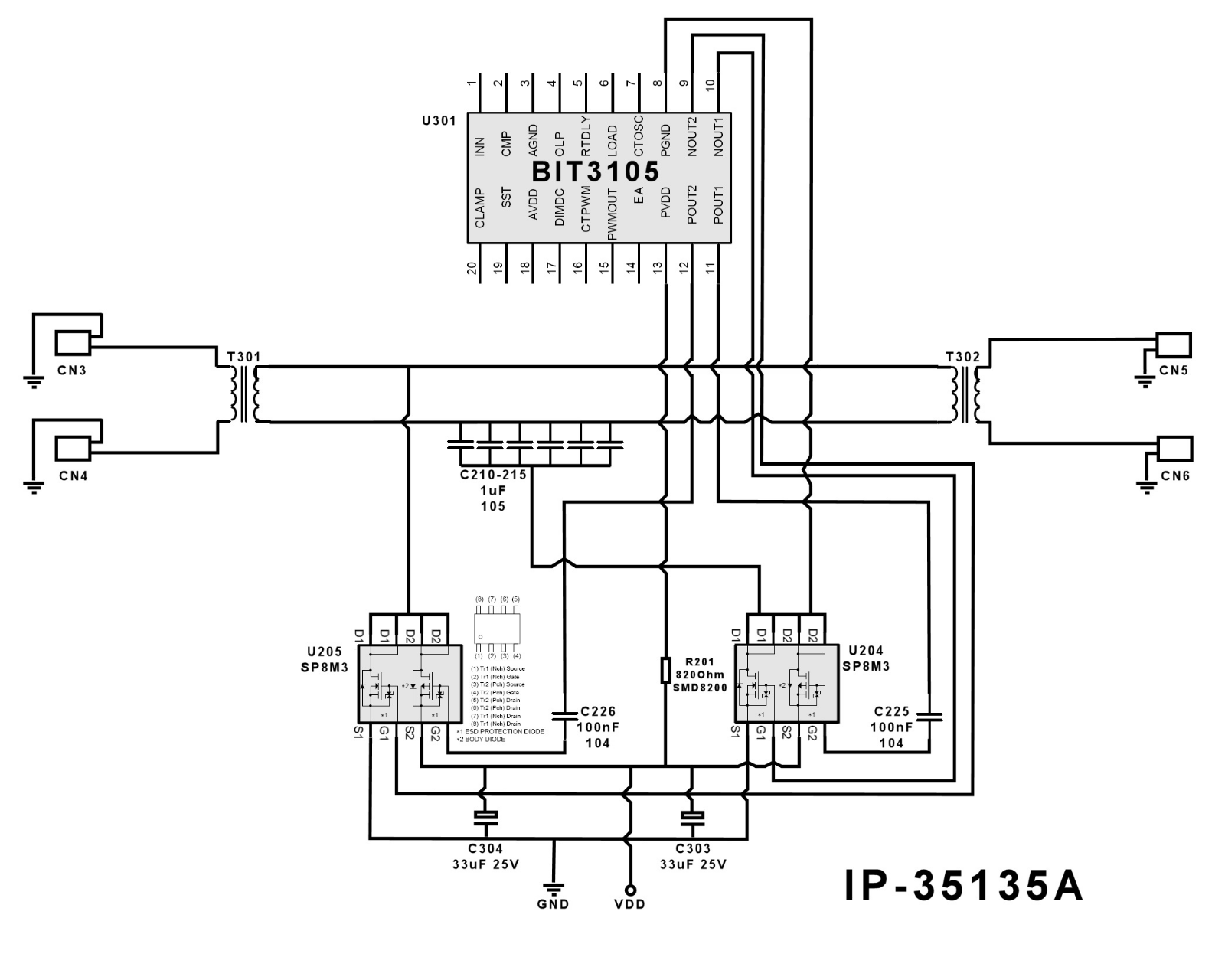 Samsung BN44-00089B Schematic