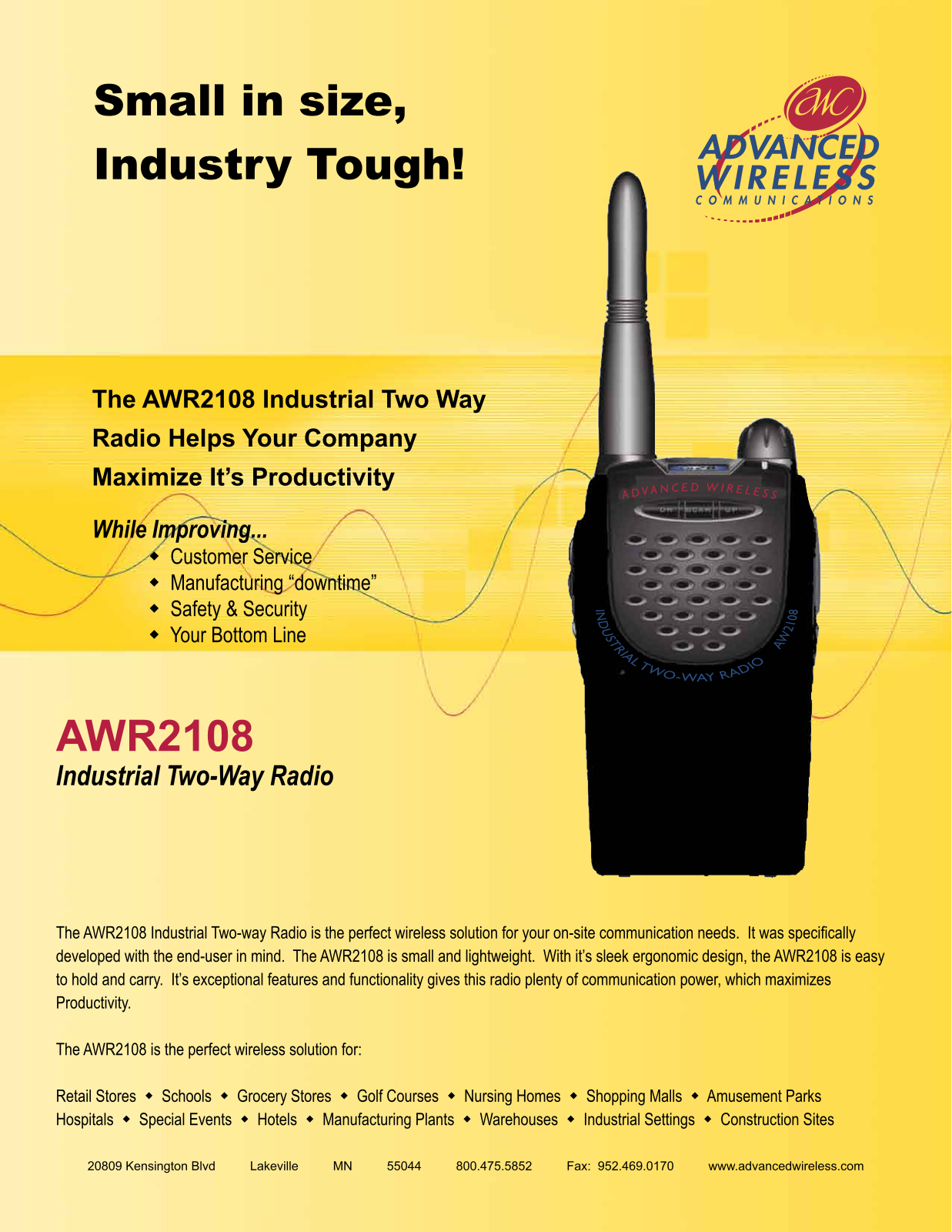 Advanced Wireless Solutions awr2108 User Manual