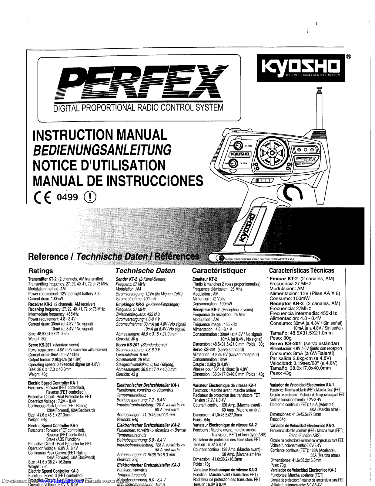 Kyosho Perflex Instruction Manual