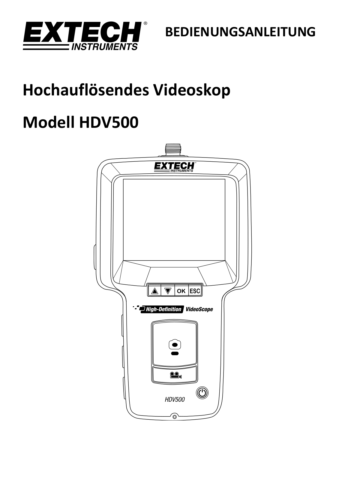 Extech HDV540 User guide