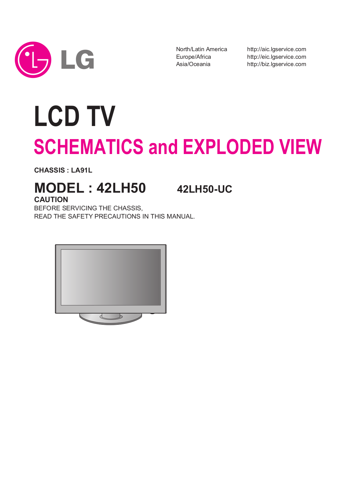 LG 42LH50 Schematic