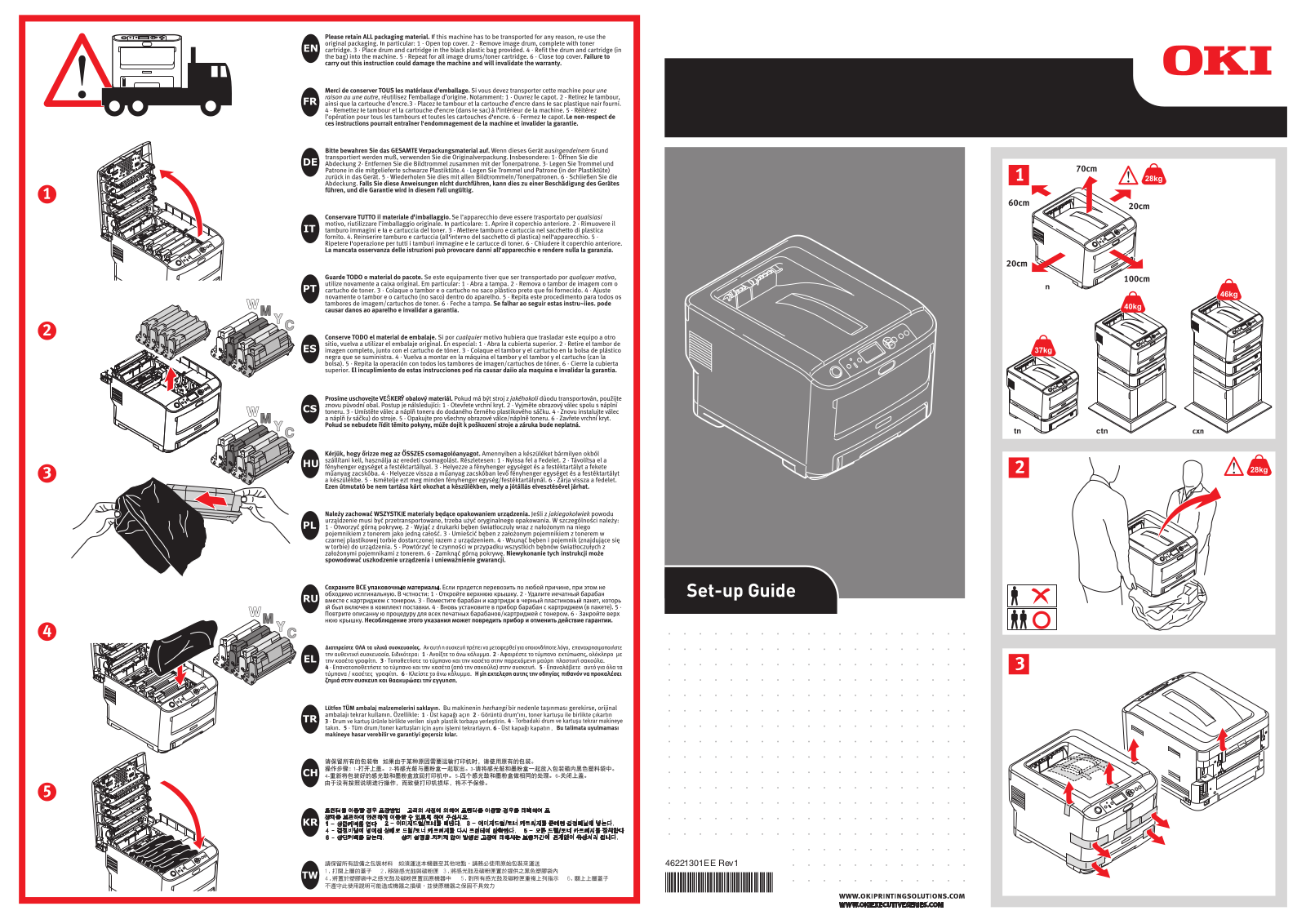 Oki Pro6410 NeonColor Poster Guide