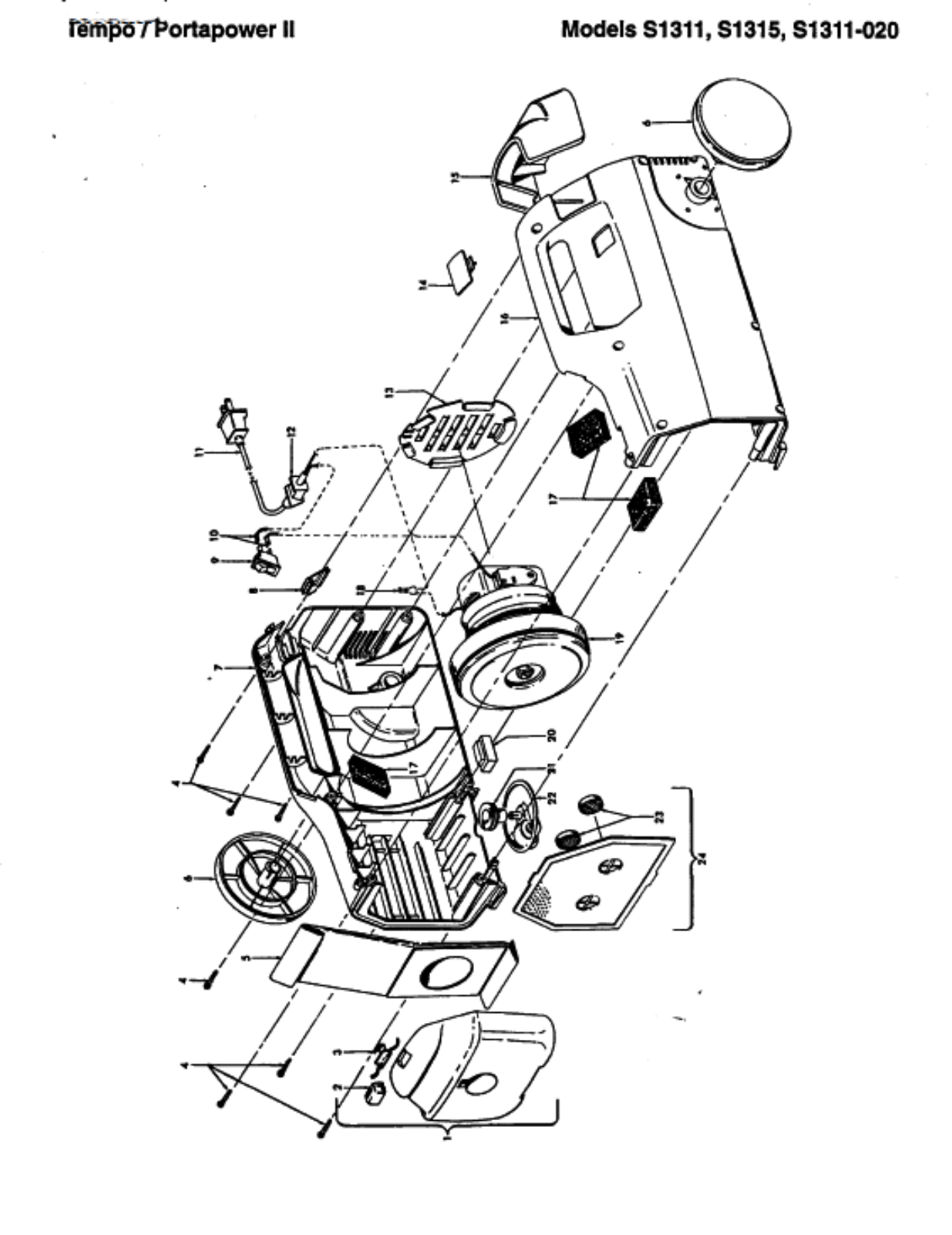 Hoover S1311, S1315, S1311-020 Owner's Manual