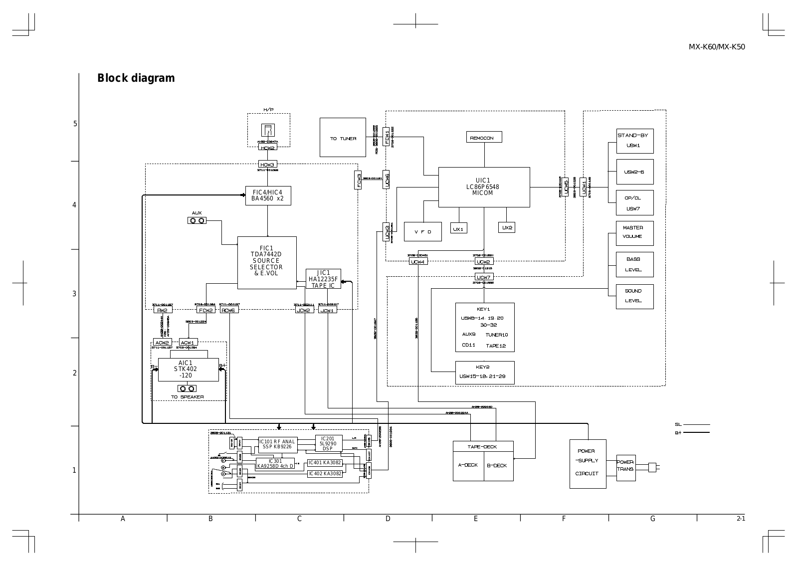 JVC K60 Schematic