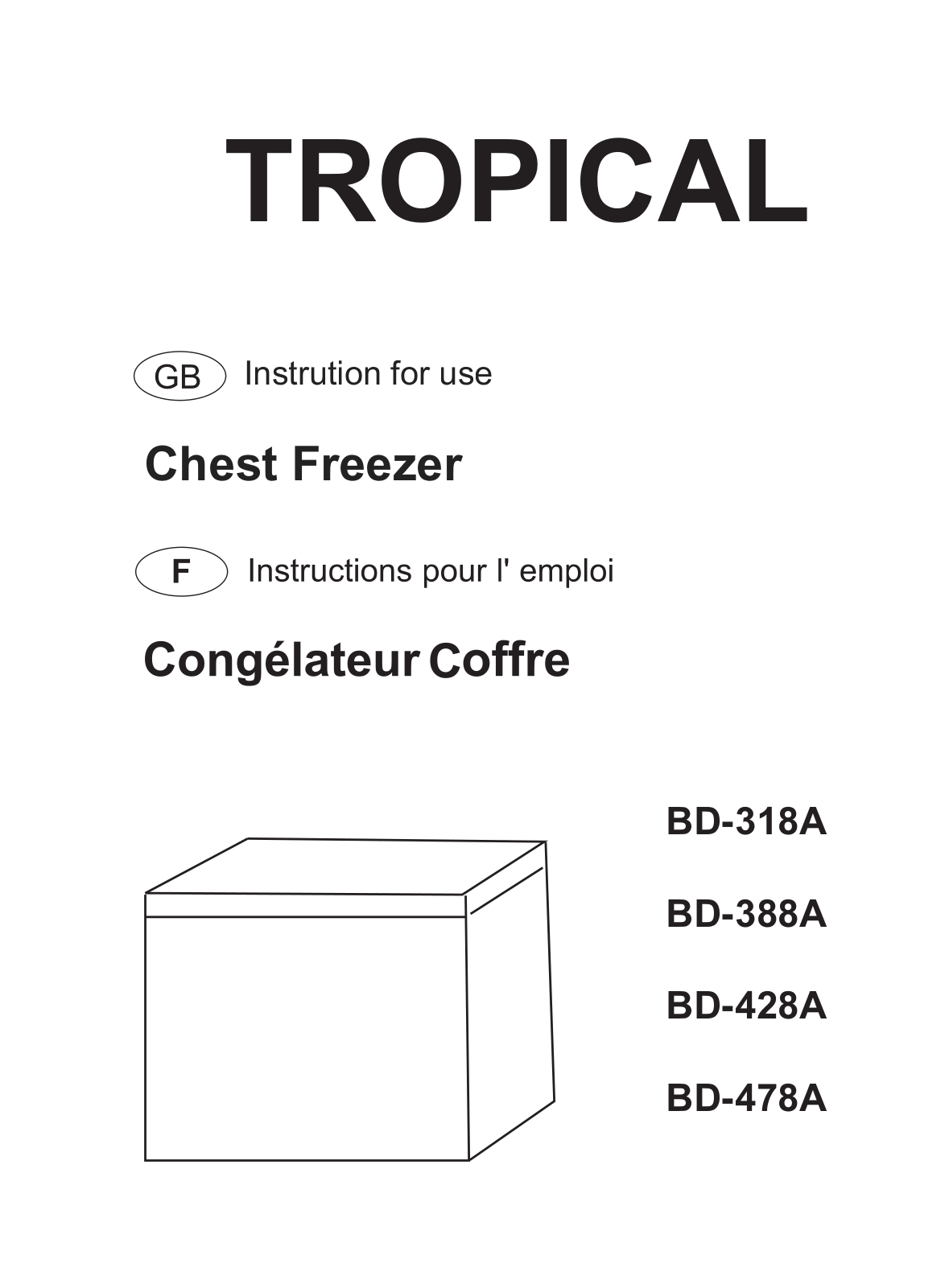 Haier BD-428A, BD-478A, BD-388A User Manual