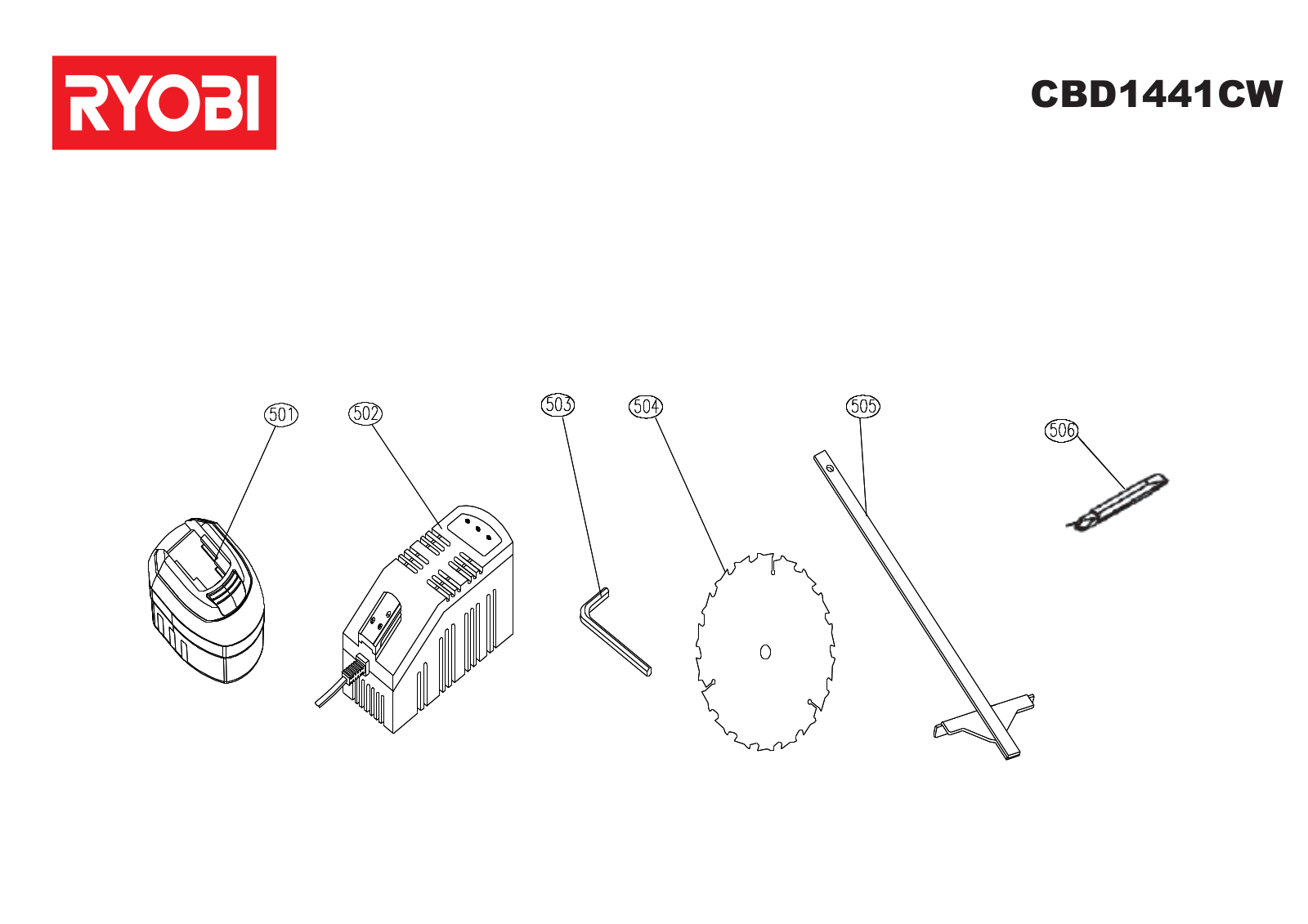 RYOBI CBD1441CW User Manual