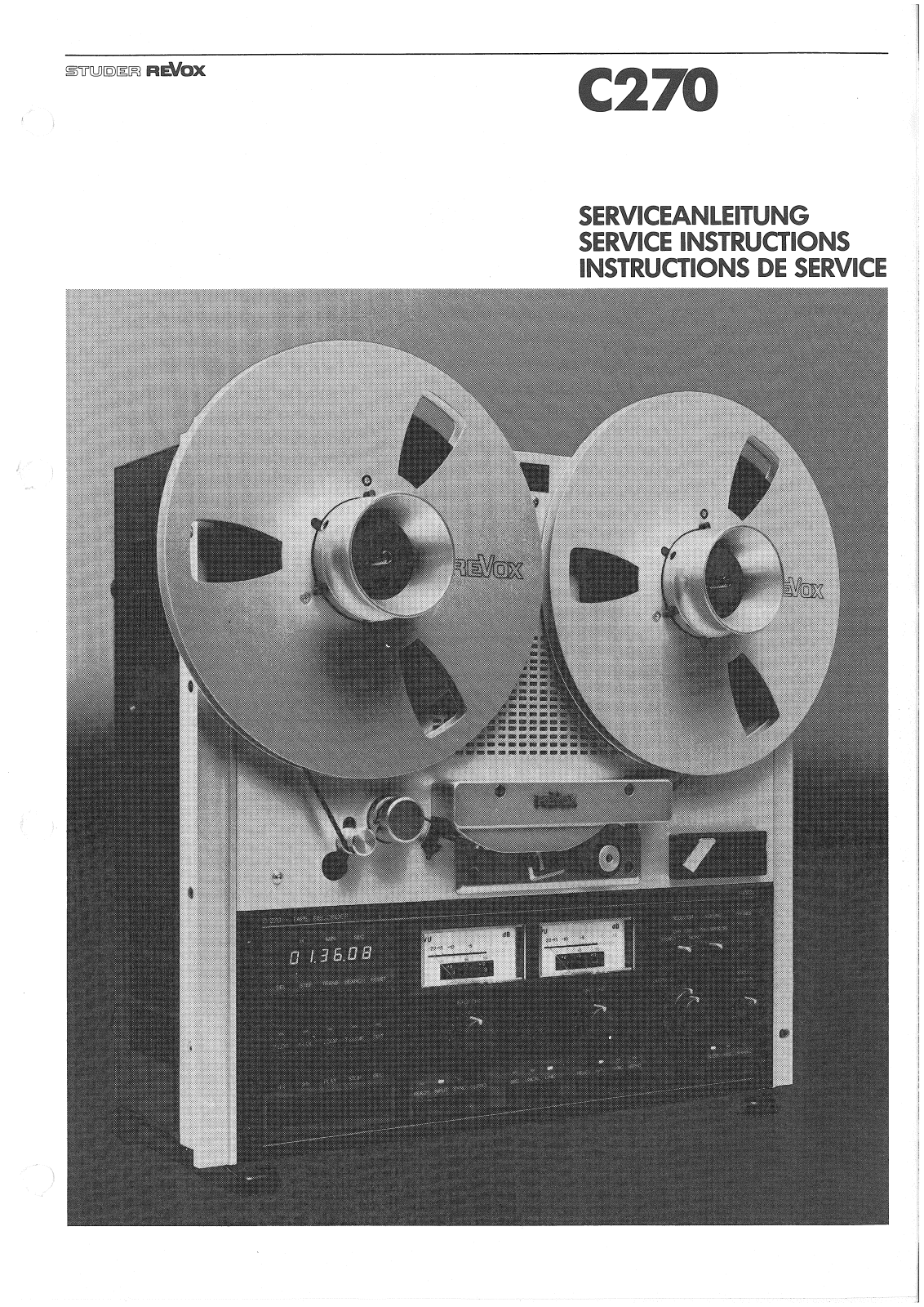 Revox C270 User Manual