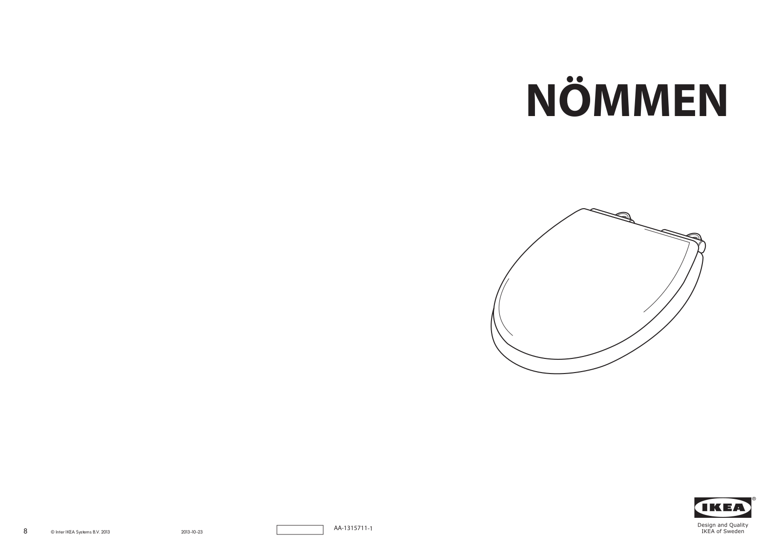 IKEA NOMMEN User Manual