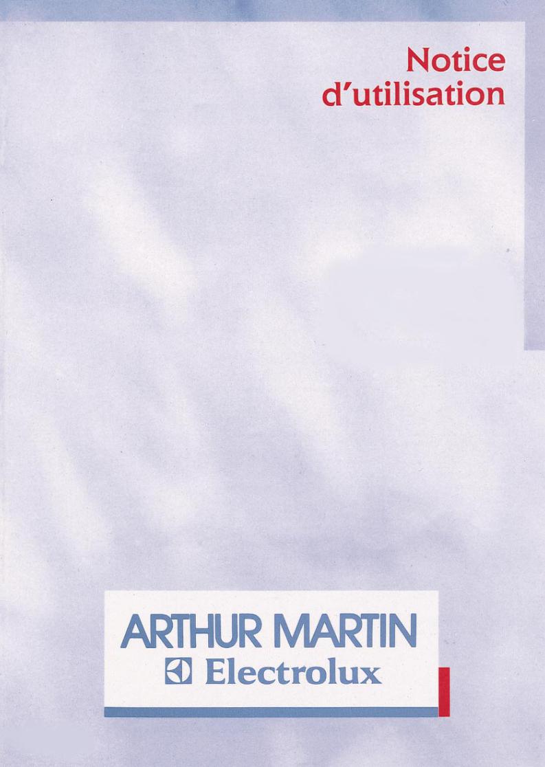 Arthur martin AW582F User Manual