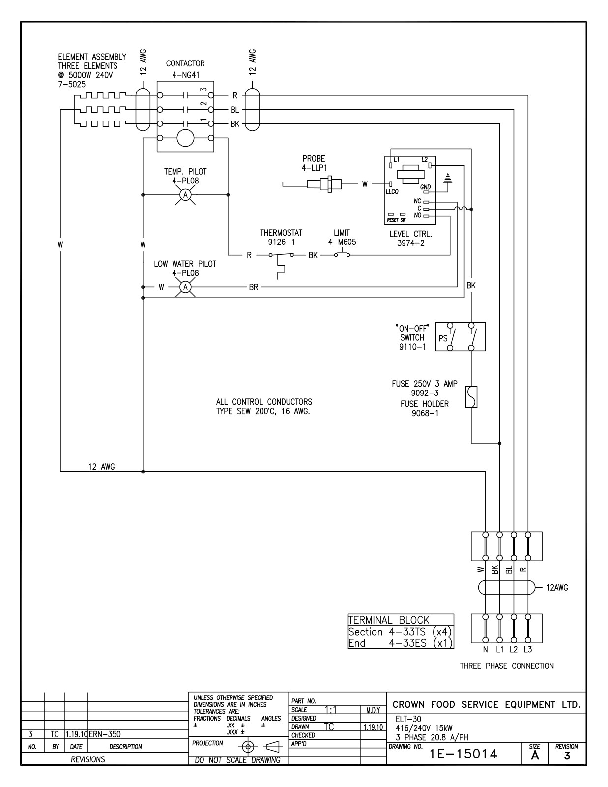 Intek ELT-30 416-240V 15 kW Service Manual