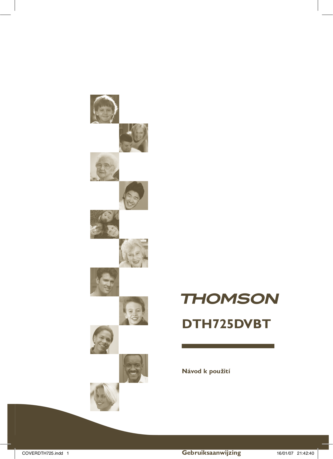 Thomson DTH725 DVBT User Manual