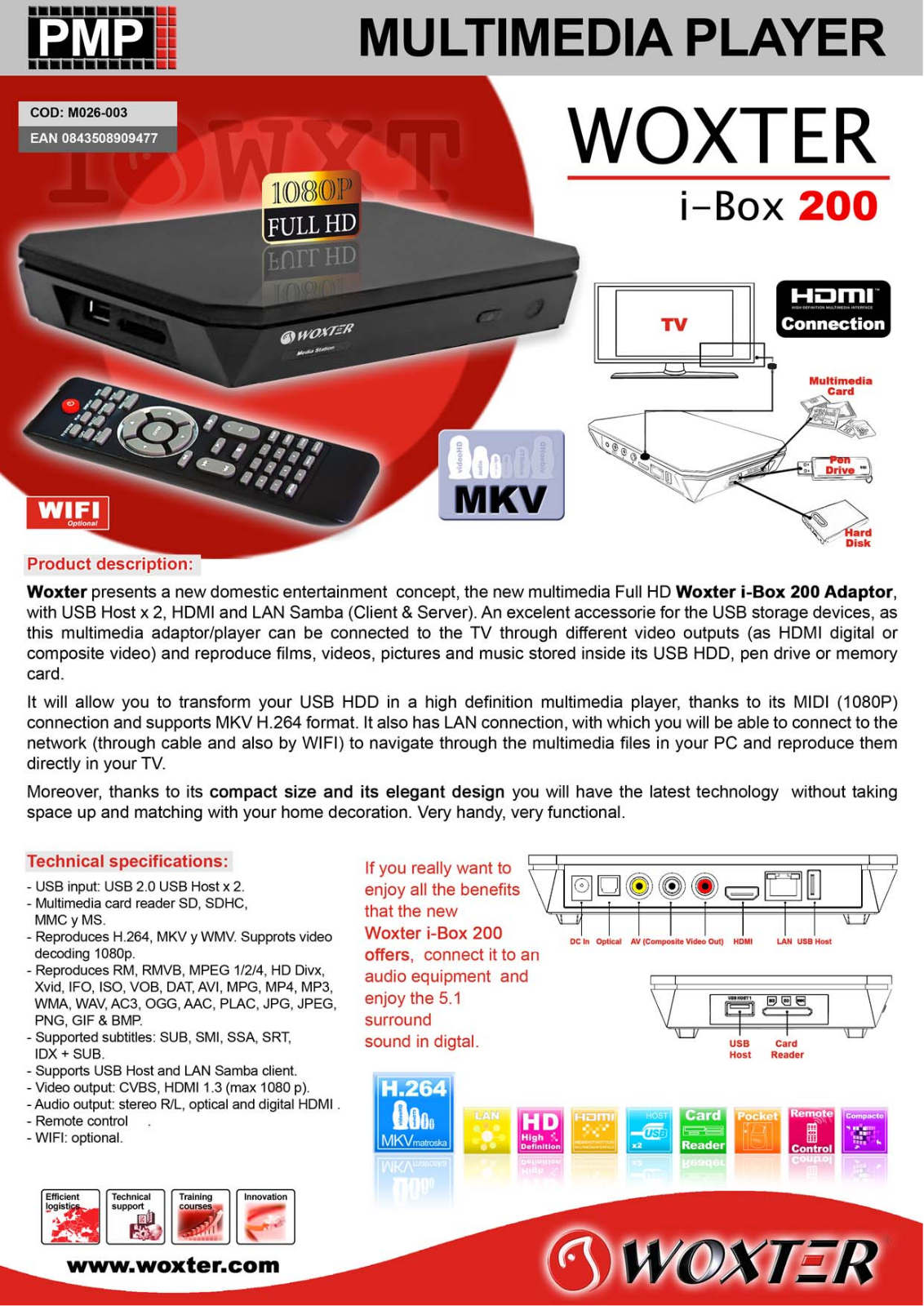 Woxter I-BOX 200 User Manual