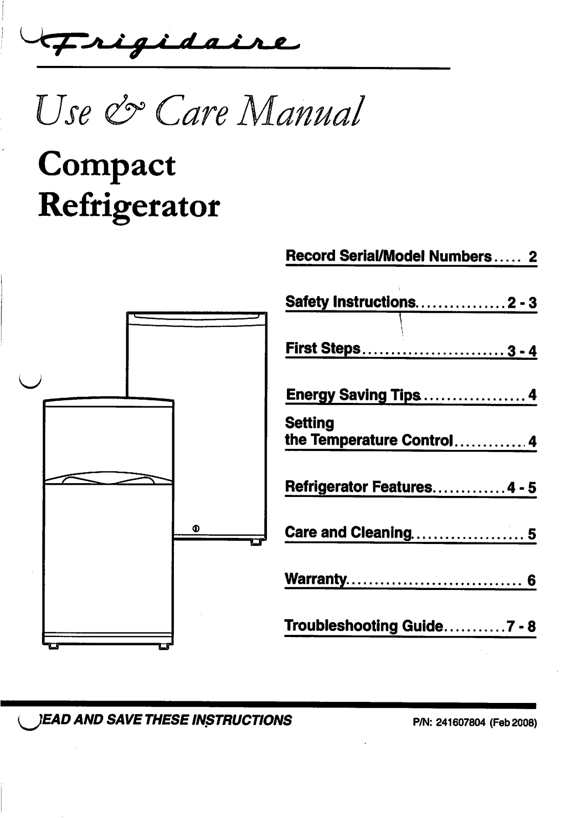 Frigidaire FRC331GM User Manual - ManualMachine.com