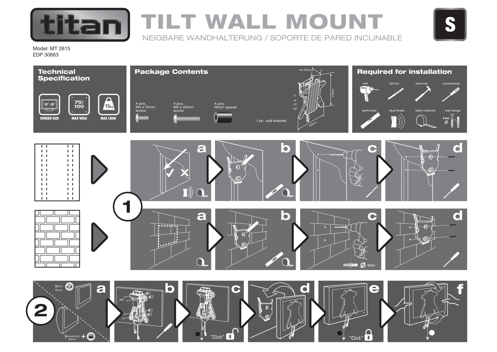 Titan MT 2615 User Manual