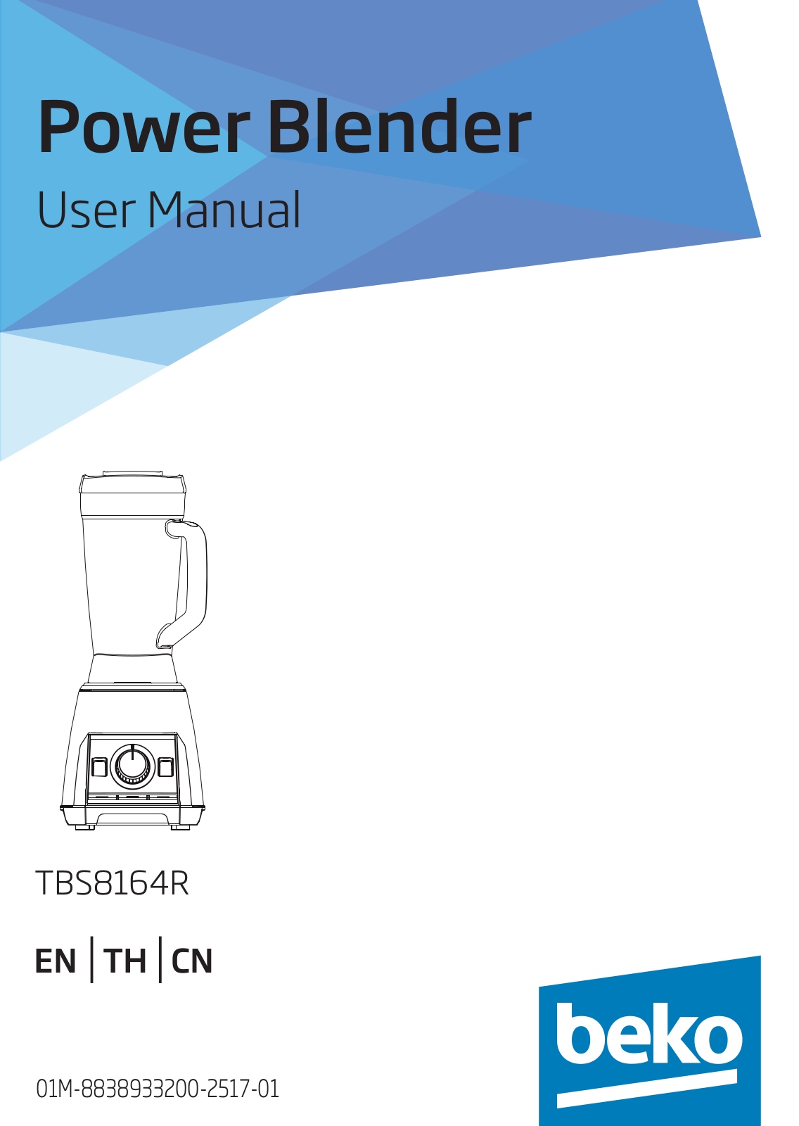 Beko TBS8164R User manual