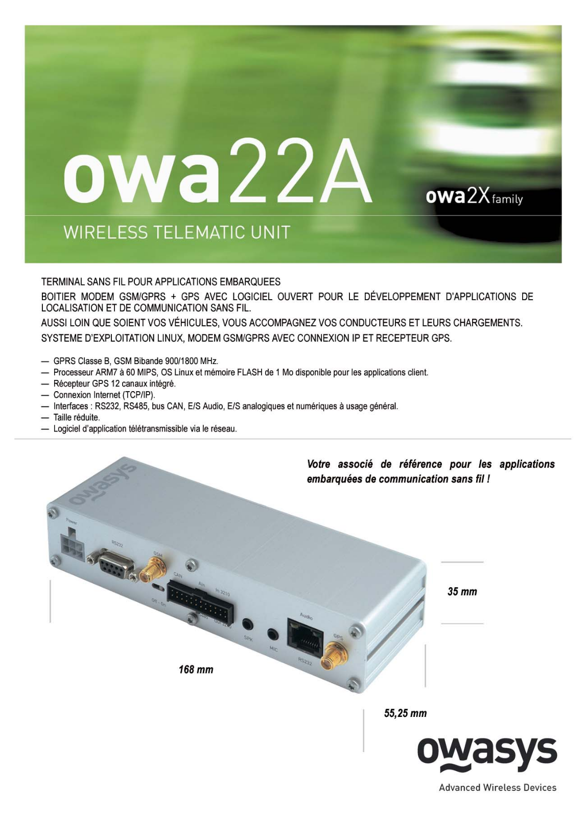 Bayo OWA22A DATASHEET