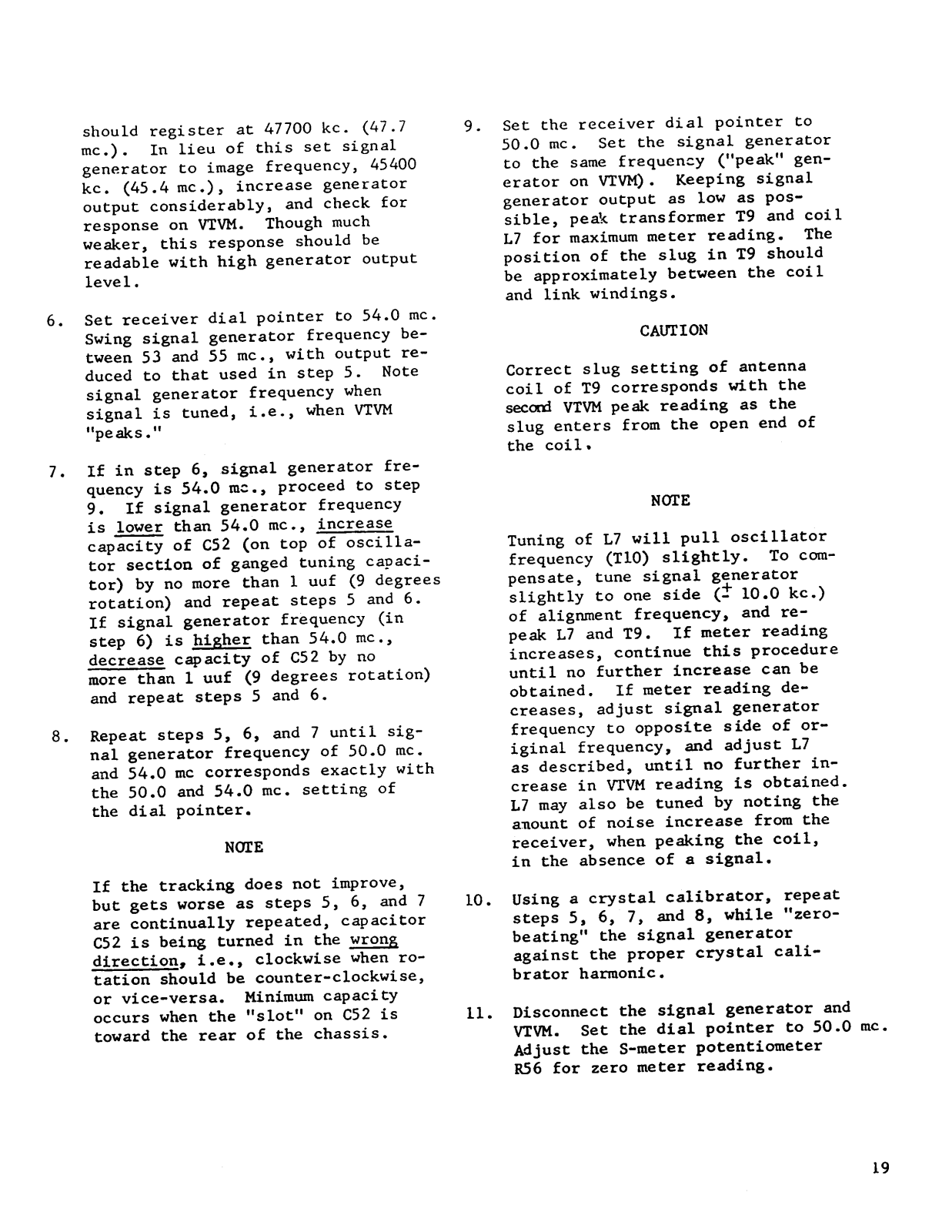 GONSET G-50 User Manual (PAGE 19)