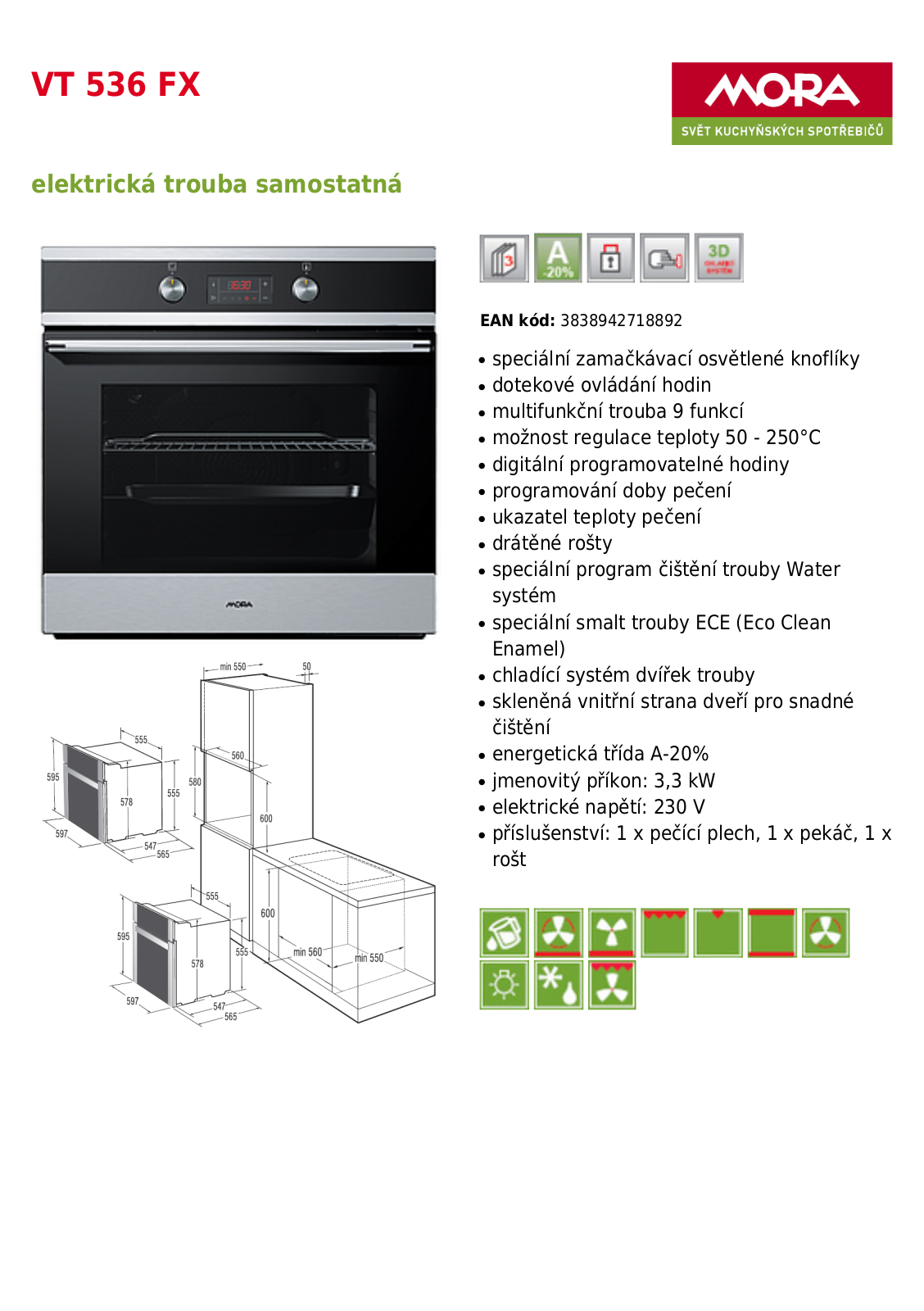 Mora VT 536 FX User Manual