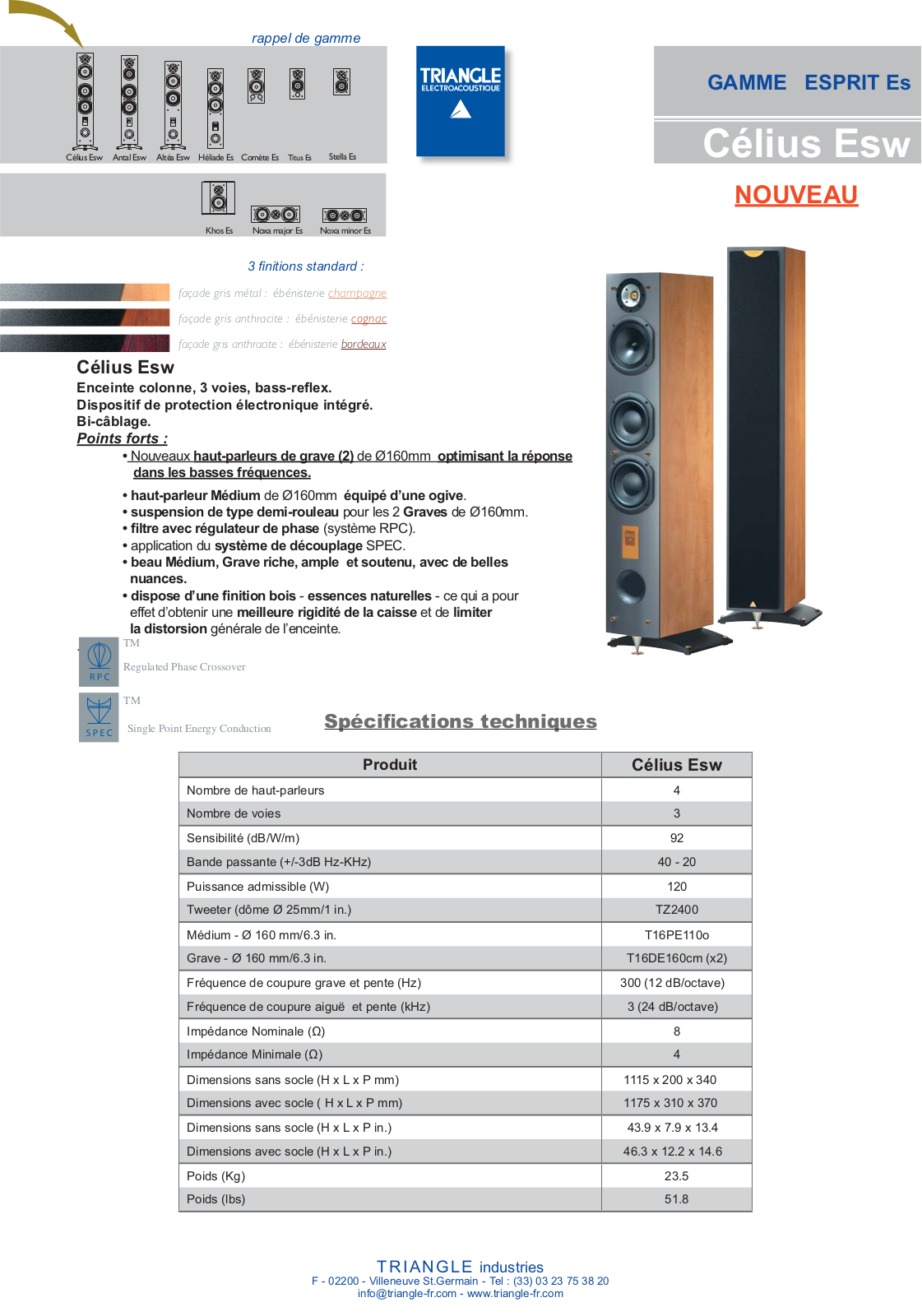 Triangle Celius ESW Brochure