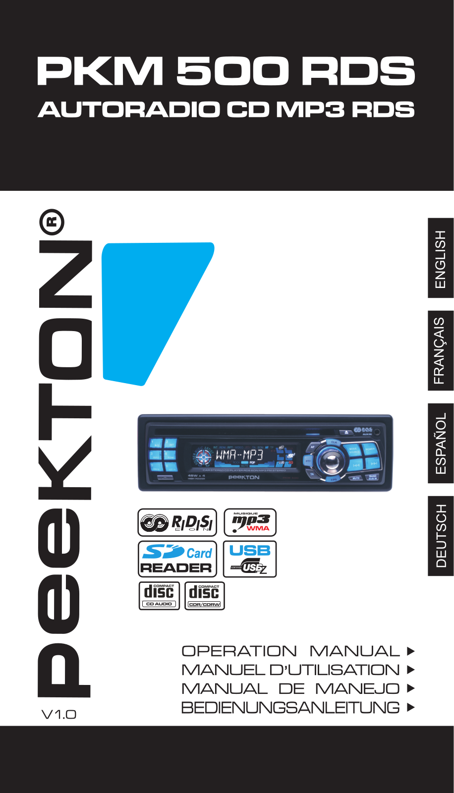 PEEKTON PKM 500 RDS User Manual