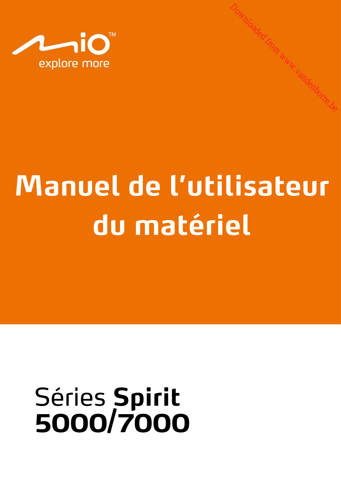 MIO SPIRIT 5000, SPIRIT 7000 User Manual