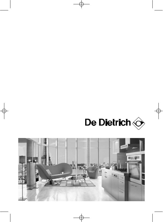 De dietrich DTI743X, DTI749V, DTI749X User and installation Manual