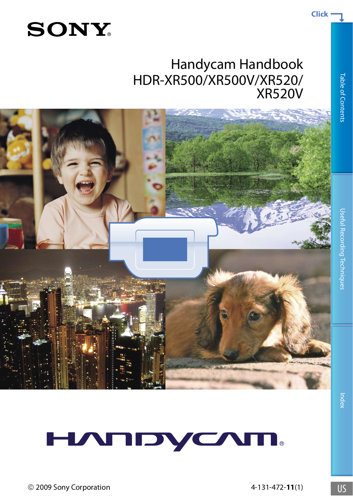 Sony HDR-XR520 User Manual