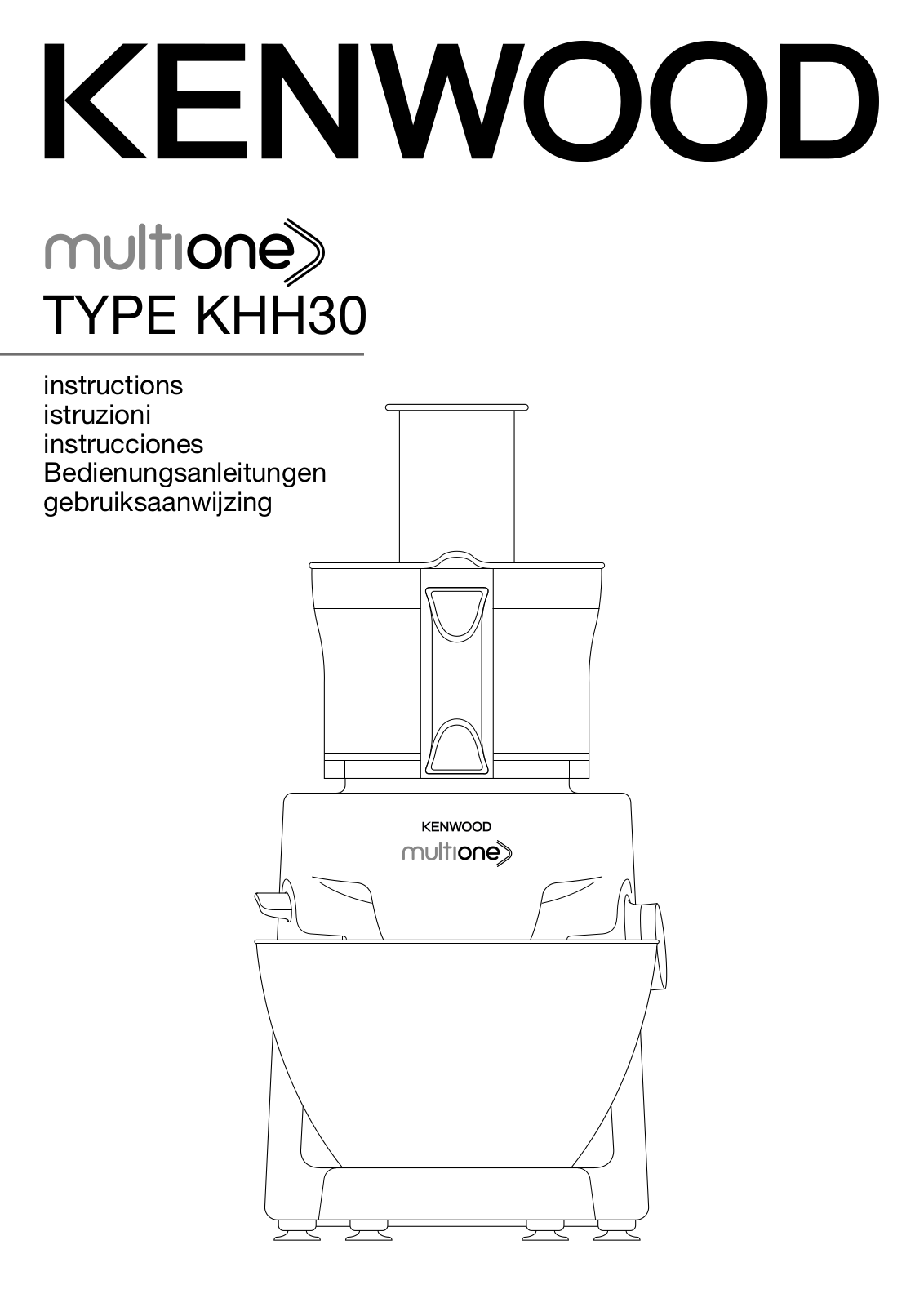 KENWOOD HH326 User Manual