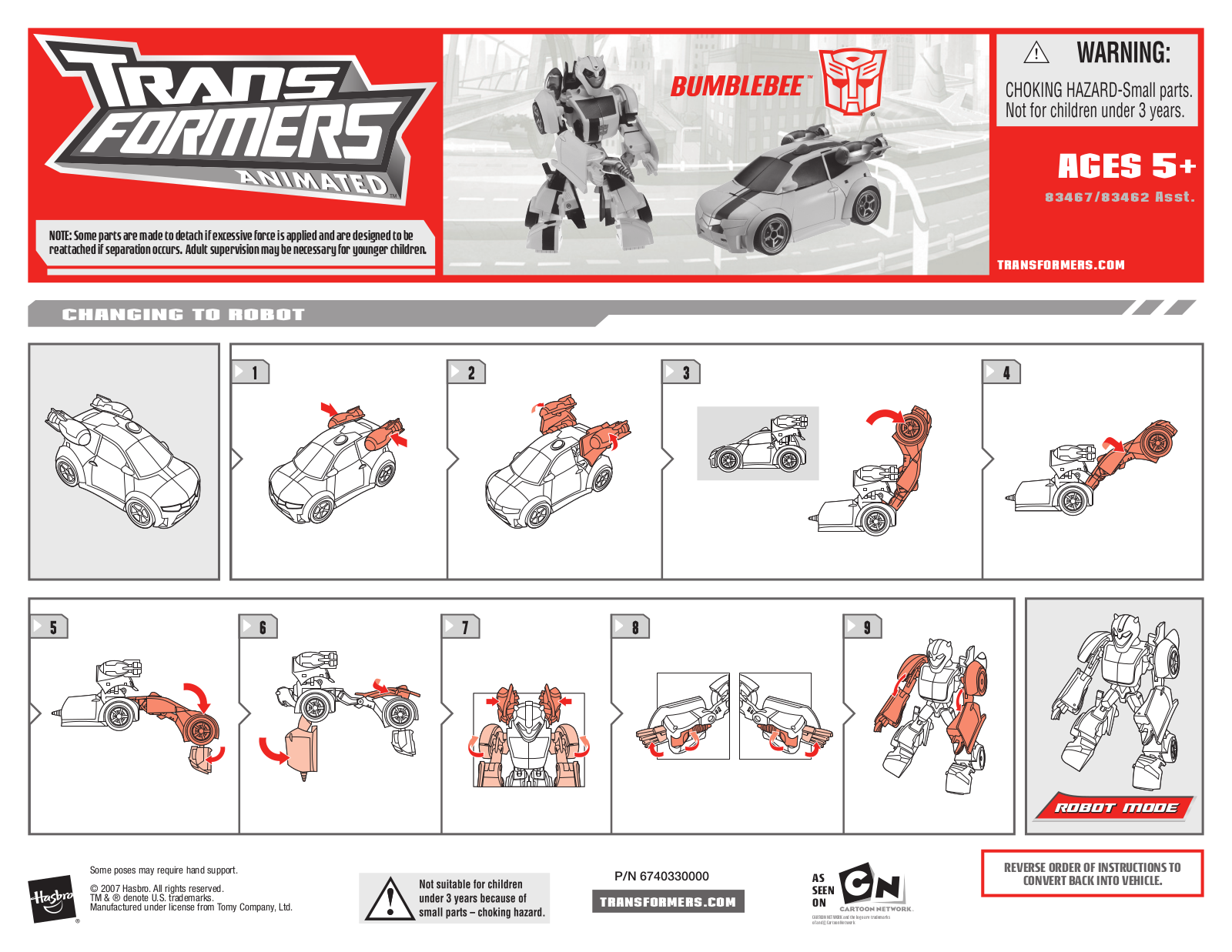 Hasbro 83462, 83467 User Manual