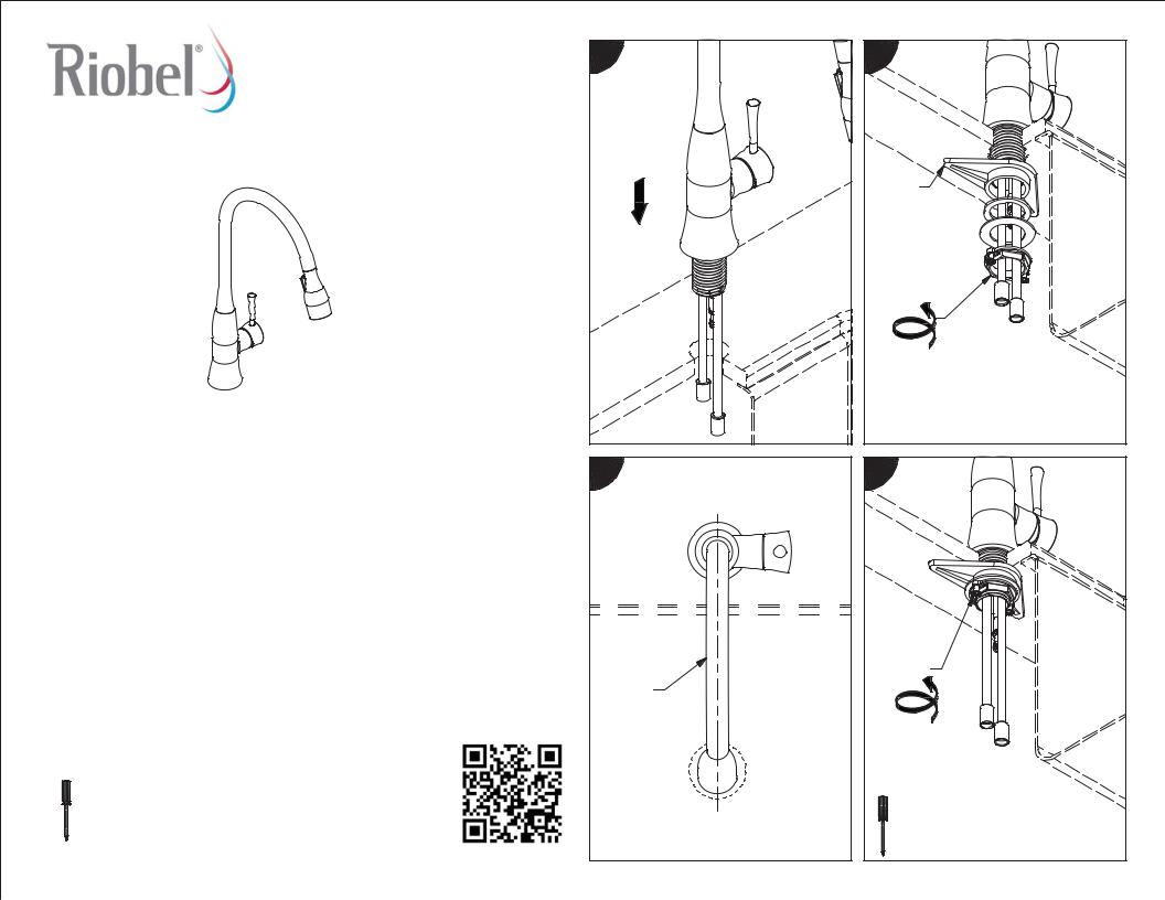 Riobel ED601SS15, ED601SS10, ED601SS, ED601C15, ED601C10 Installation Manual