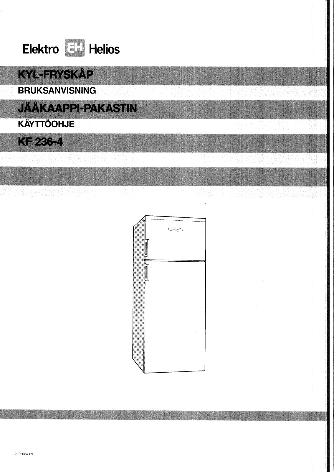 Elektro helios KF236-4 User Manual