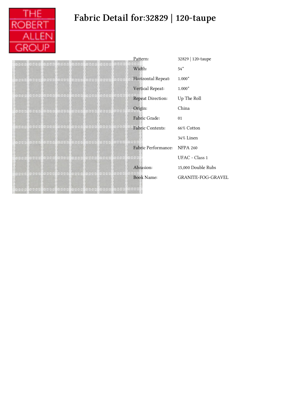 Duralee CRAL4450 Specifications - ManualMachine.com