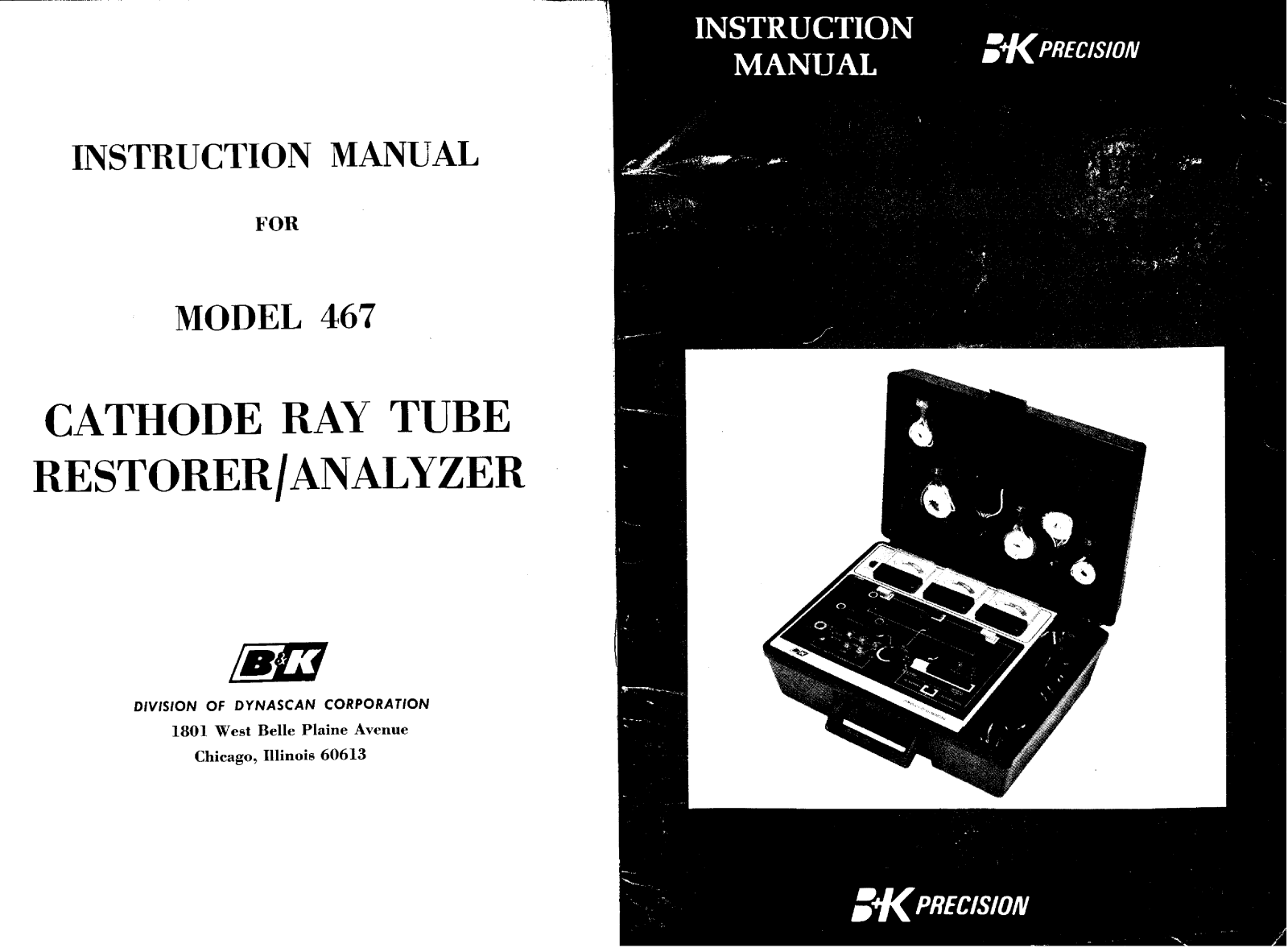 BK Precision 467 Service manual