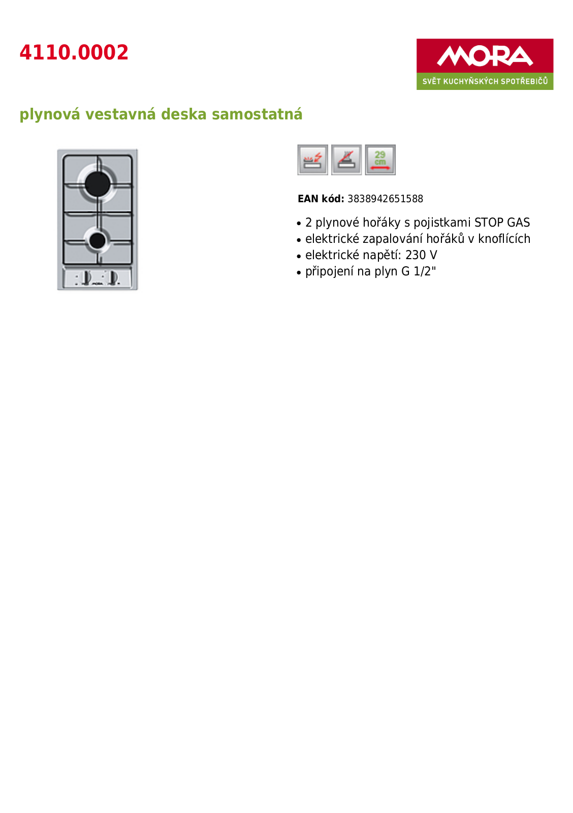 Mora VD 4110.0002 User Manual