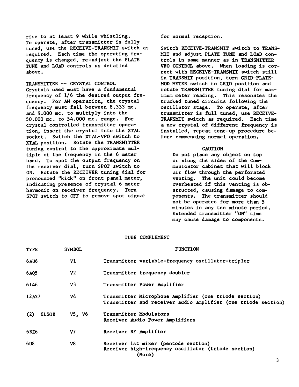 GONSET G-50 User Manual (PAGE 03)