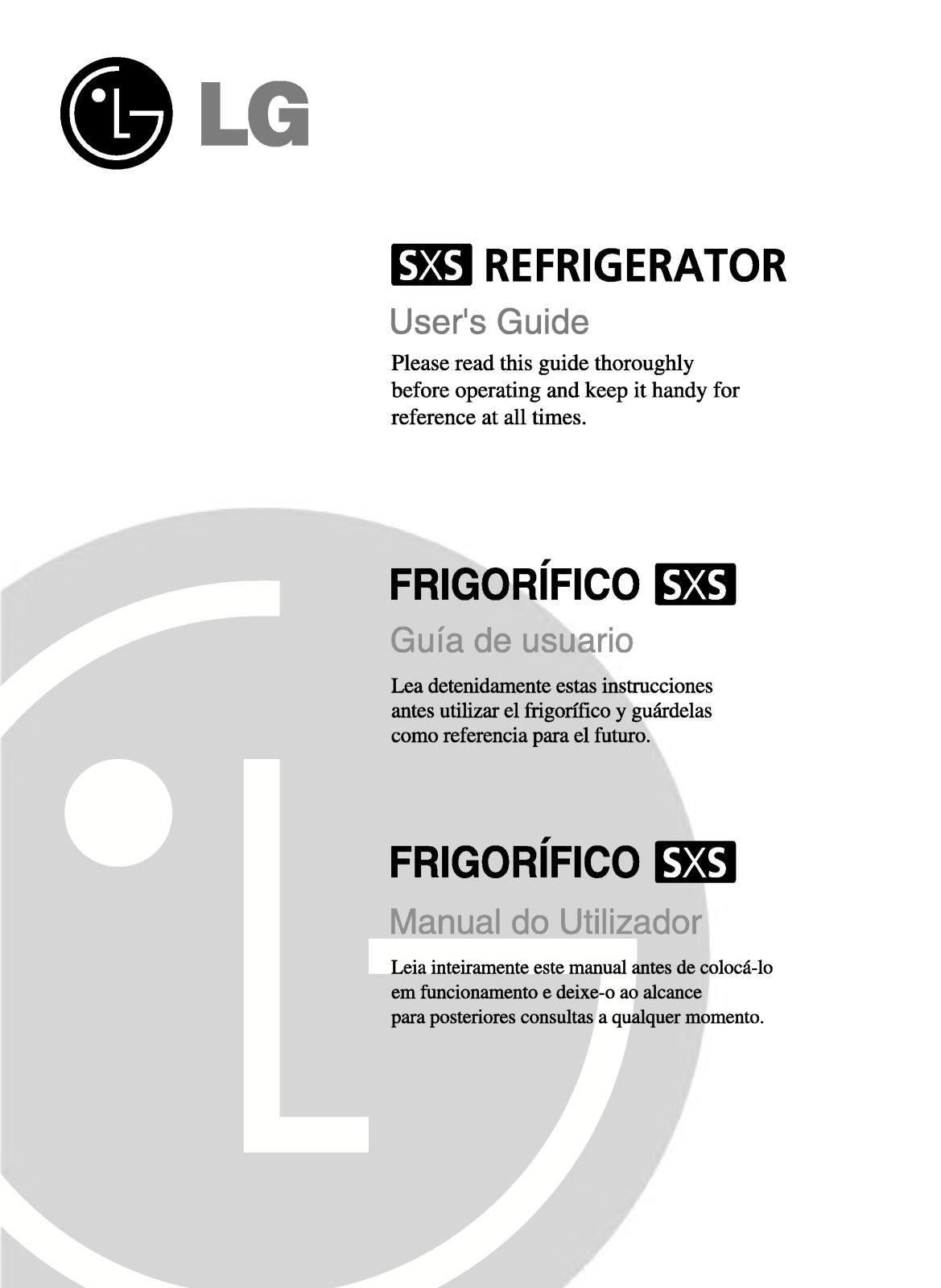 Lg GR-L2075DXUA User Manual