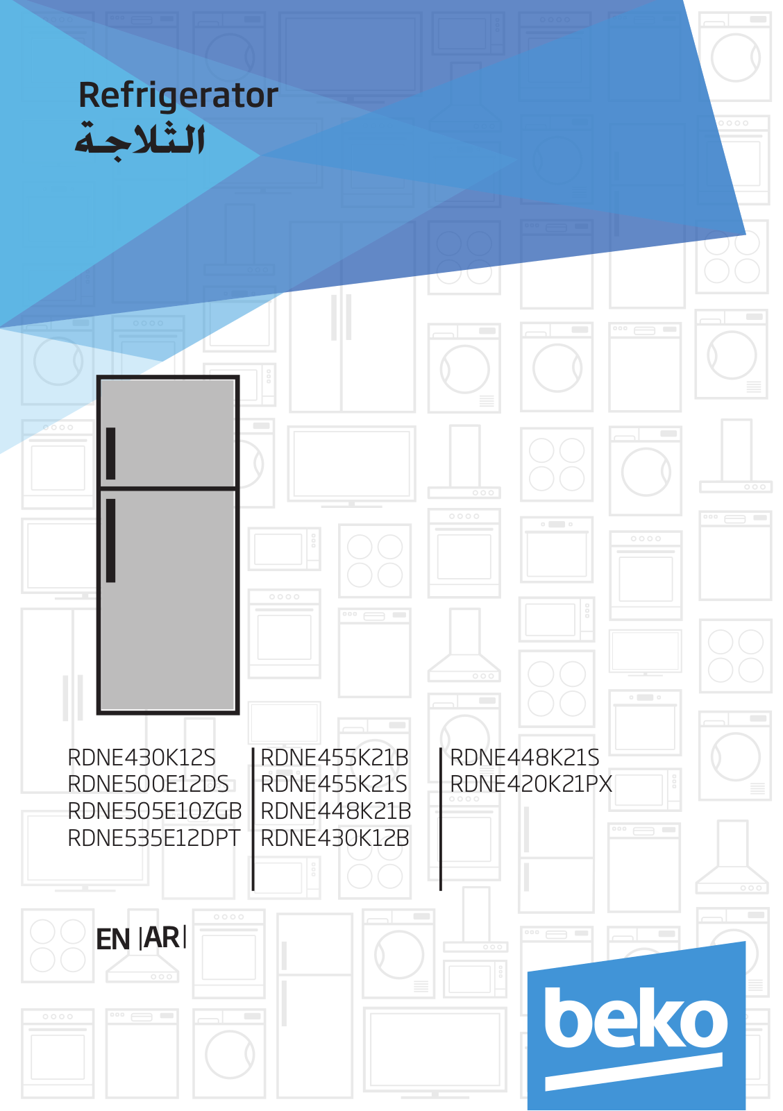 Beko RDNE430K12S, RDNE500E12DS, RDNE505E10ZGB, RDNE535E12DPT, RDNE455K21B User manual