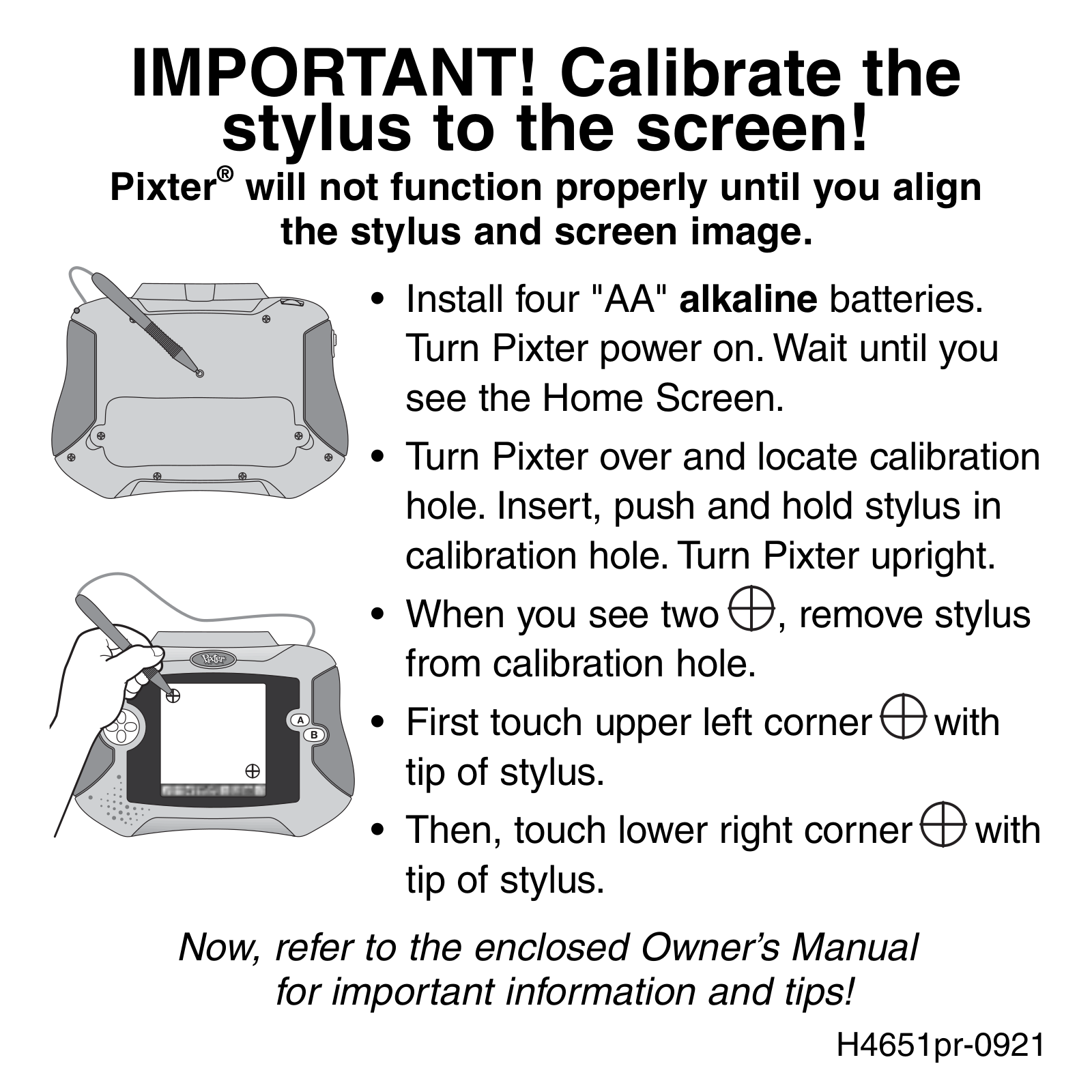 Fisher-Price J4288 Instruction Sheet