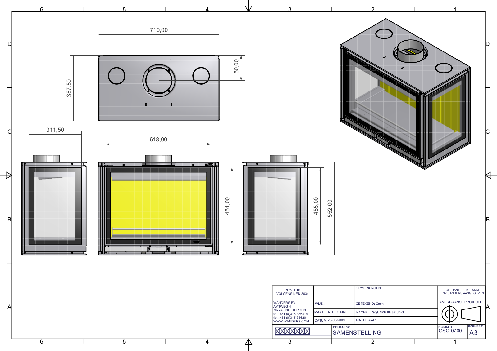 WANDERS SQUARE 68 TRILATERAL User Manual