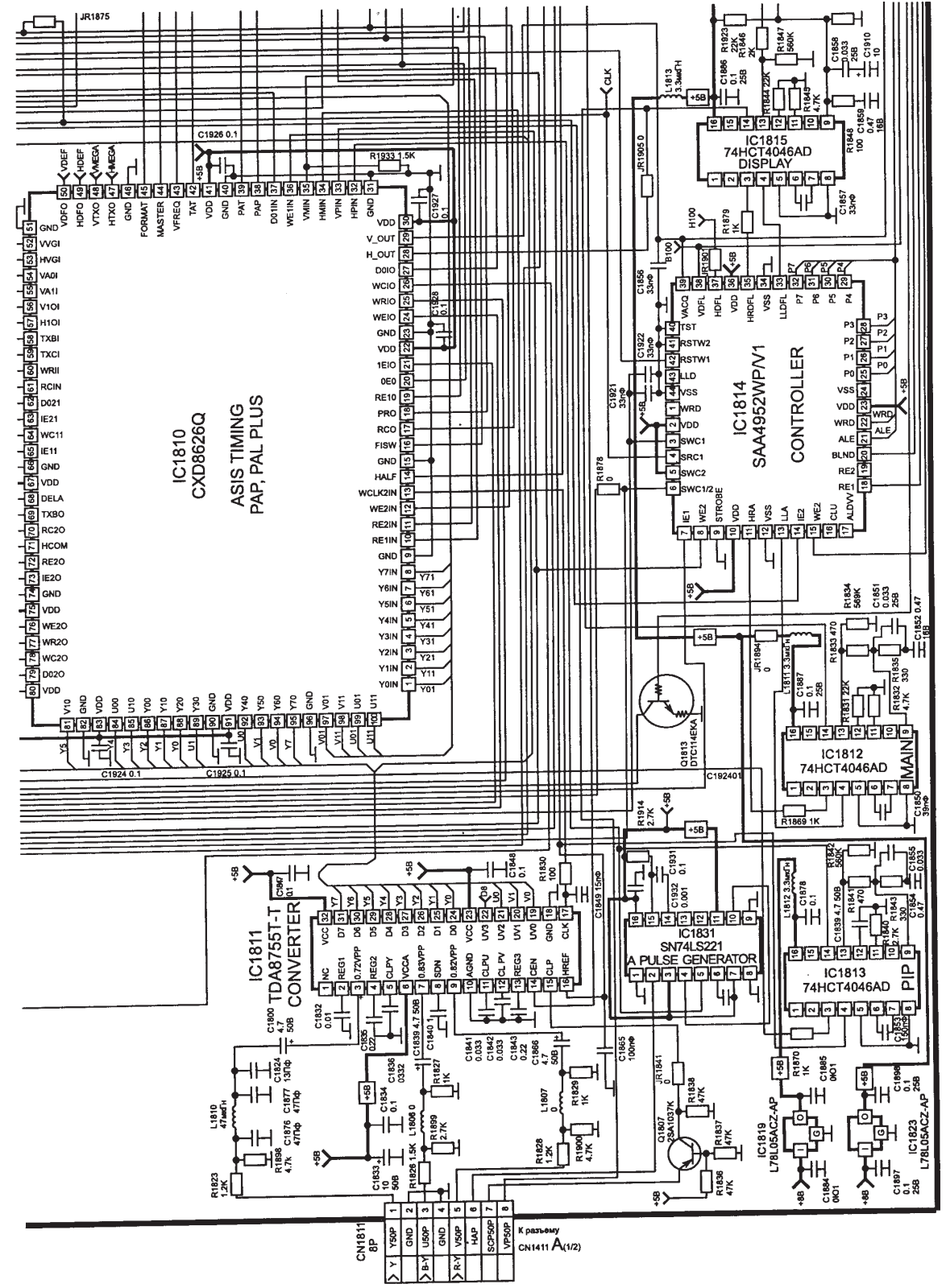 SONY KV28S4R Schematics List 13