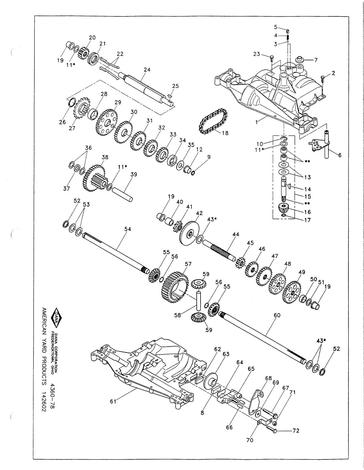 Dana 4360-78 User Manual