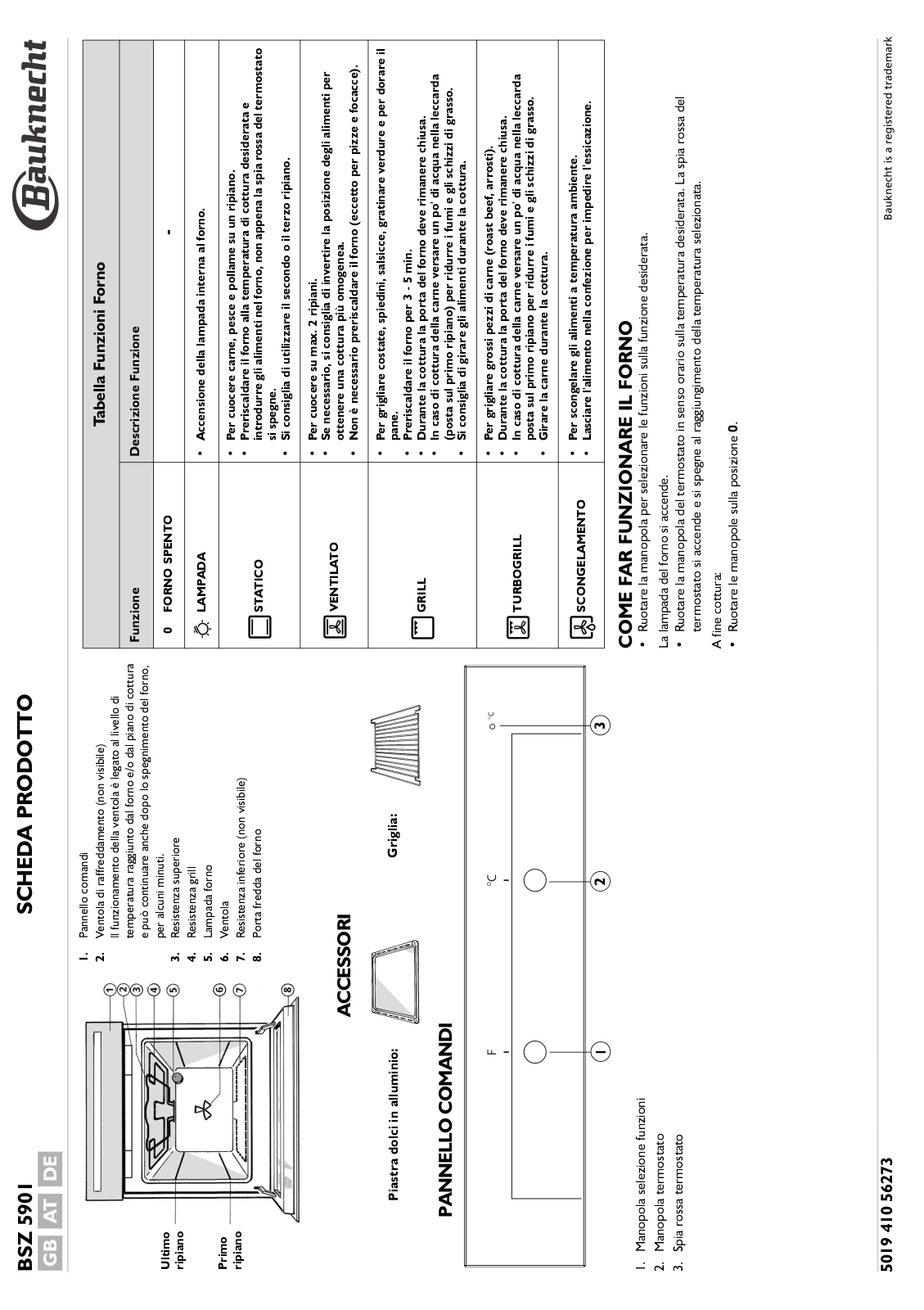 Whirlpool BSZ 5901 IN INSTALLATION