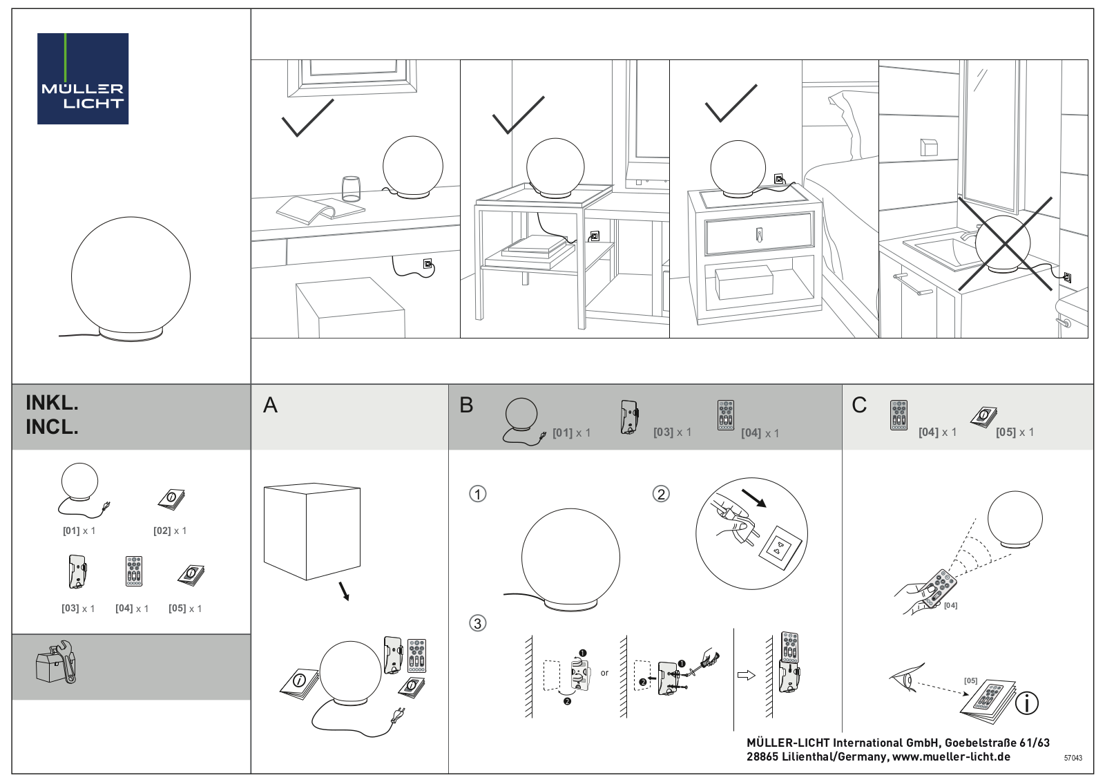 Müller-Licht 57044 User guide