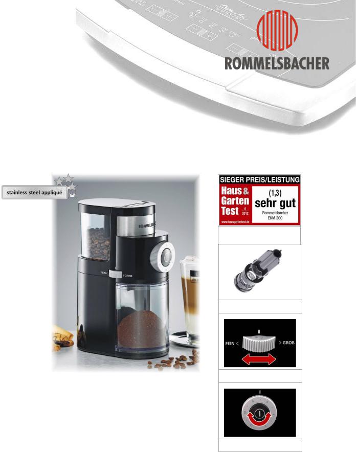 Rommelsbacher EKM 200 Datasheet