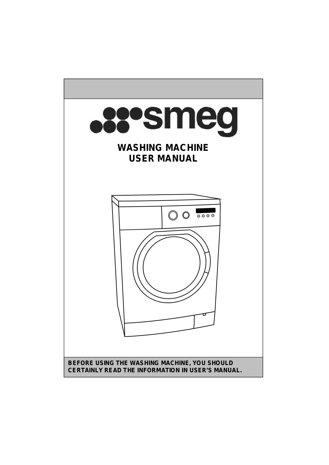 Smeg SWM126MD User Manual