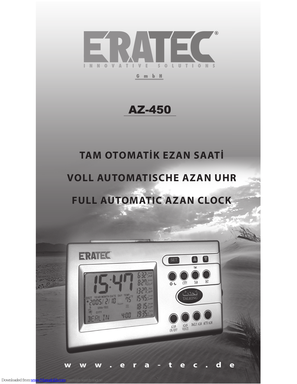 Eratec AZ-450 User Manual - ManualMachine.com