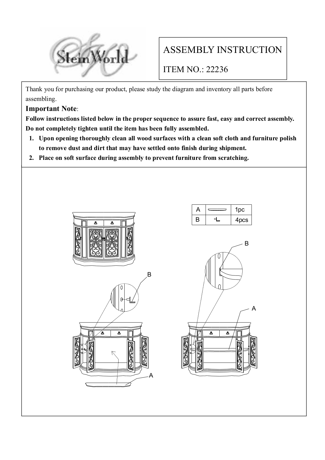 Stein World 22236 User Manual - ManualMachine.com
