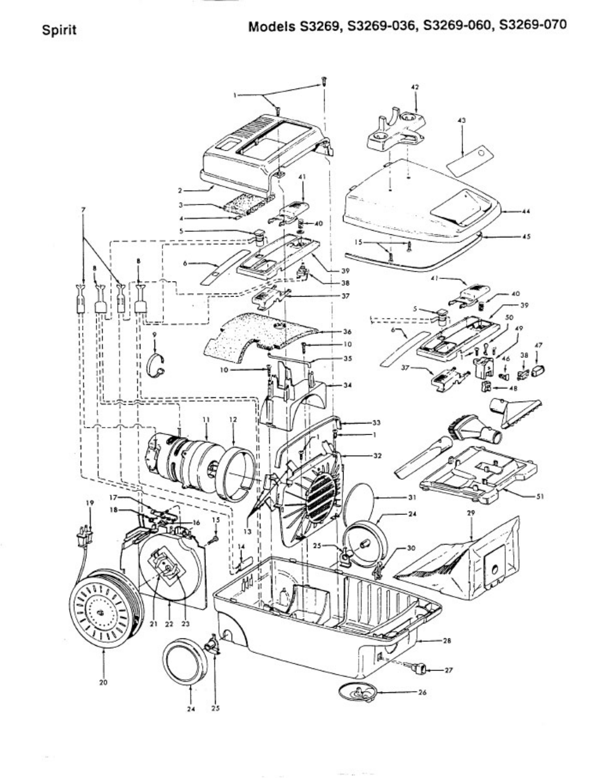 Hoover S3269-070, S3269, S3269-060, S3269-036 Owner's Manual