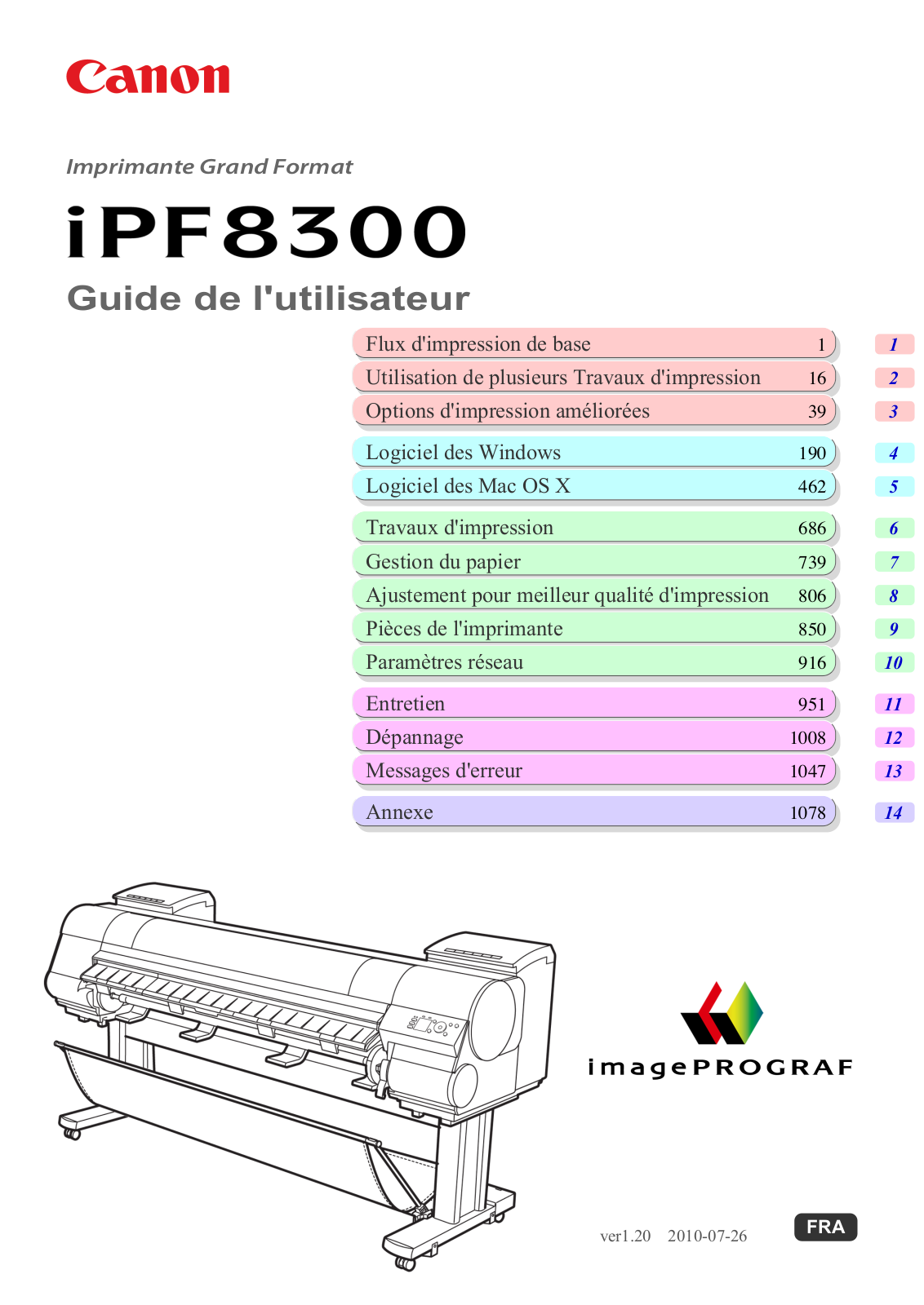 Canon IMAGEPROGRAF IPF8300 User Manual