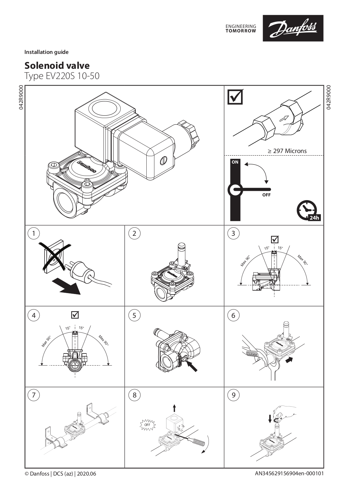 Danfoss EV220S Installation guide